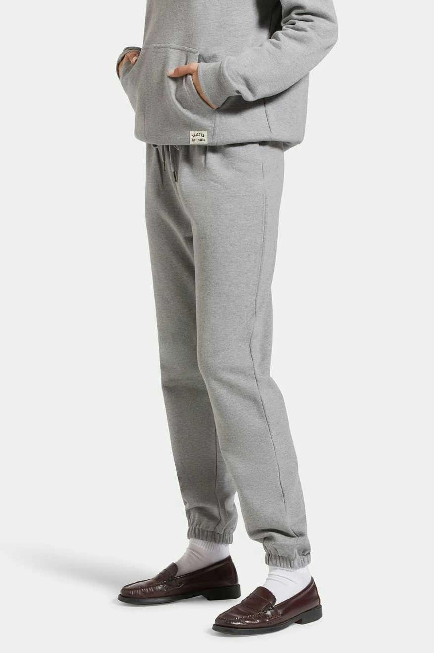 Cross Loop French Terry Sweatpant - Heather Grey Chill Fit