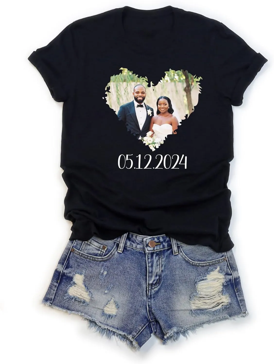 Custom T Shirts for Men and Women, Add Your Own Text, Logo, Printed T-Shirts for Birthday, Personalized Tee Shirts
