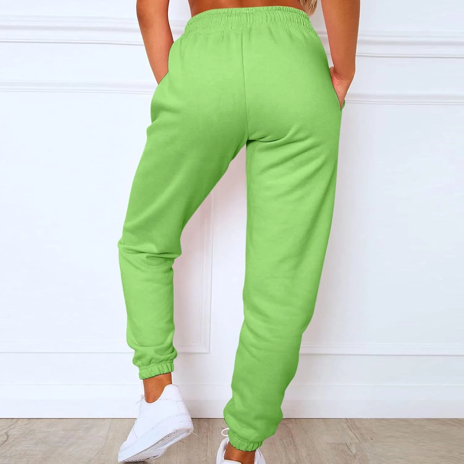 Cute Sweatpants for Women Casual high Waisted Athletic Fleece Jogger Pants with Pockets Workout Lounge Fashion 2024