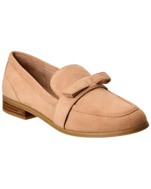 Walk Firm Stuart Weitzman Emma Bow Suede Loafer