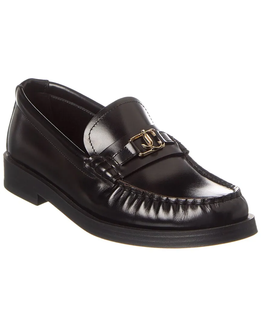City Safe Jimmy Choo Addie Leather Loafer