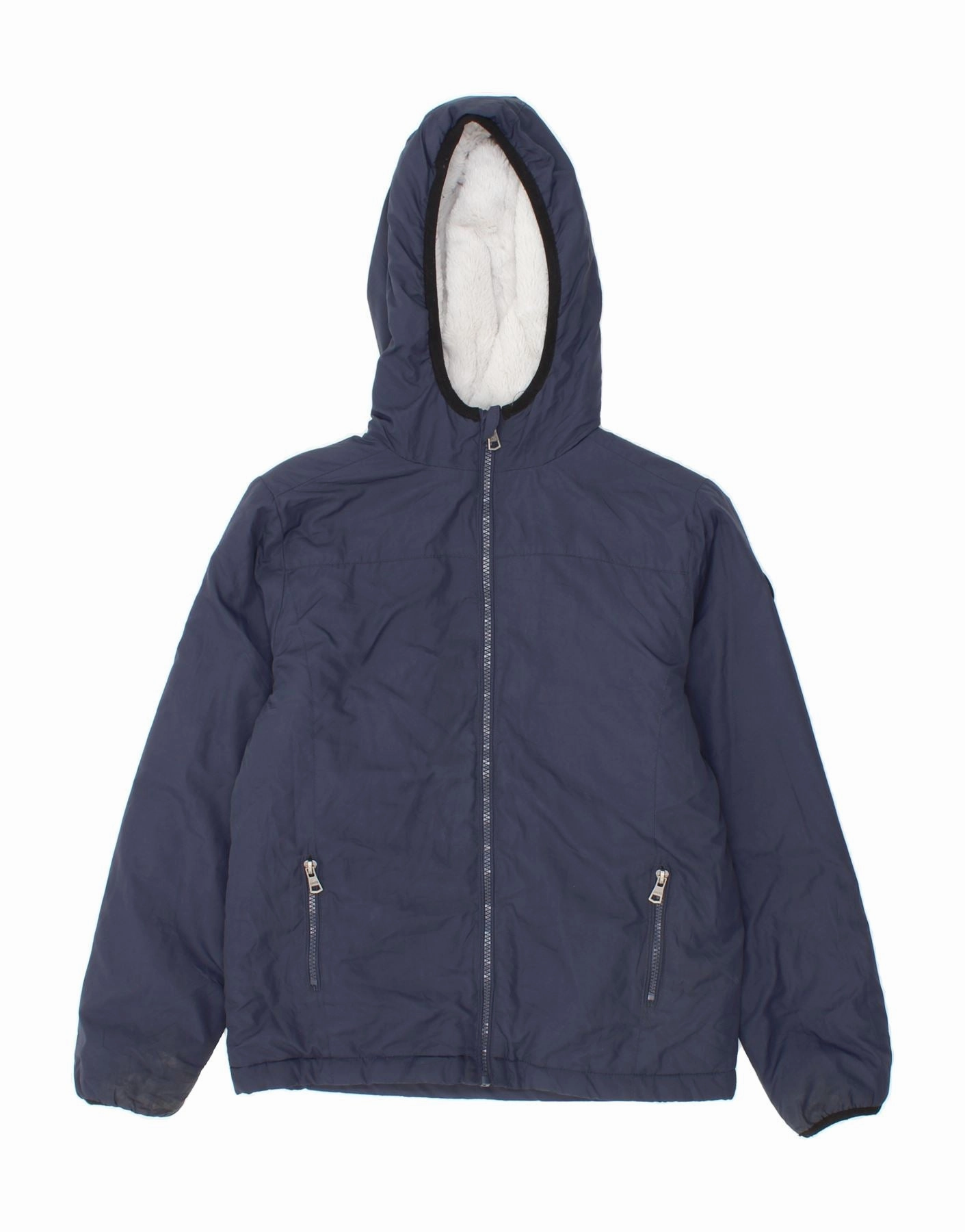 AbrasionResistant Toothbrush GAUDI Boys Hooded Padded Jacket 11-12 Years Navy Blue Polyester