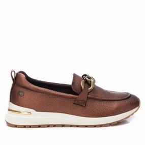 Comfortable Women's Mmoccasins Shoes In Bronze