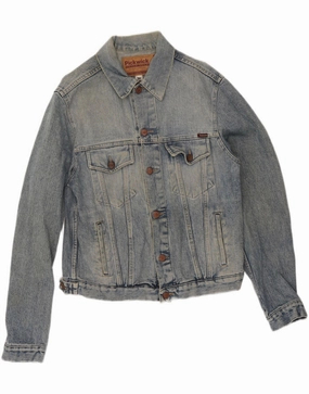 PICKWICK Boys Denim Jacket 11-12 Years XL Blue Cotton Flexible Wear