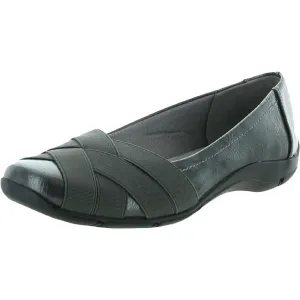 Relax Moment Daisie Womens Faux Leather Slip On Loafers