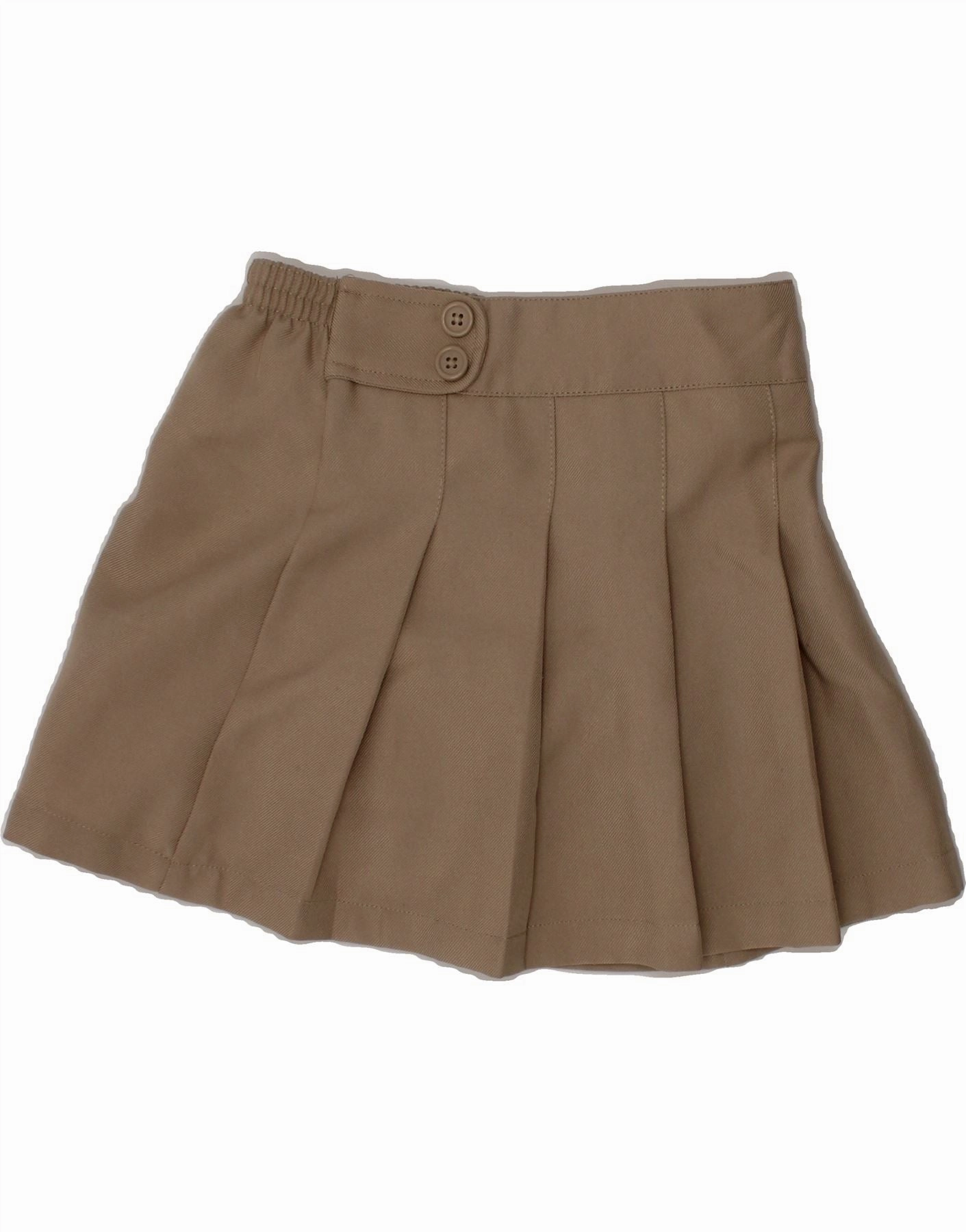 Floral Swing Textured Flow DOCKERS Girls Knife Pleated Skirt 4-5 Years W22  Beige Polyester