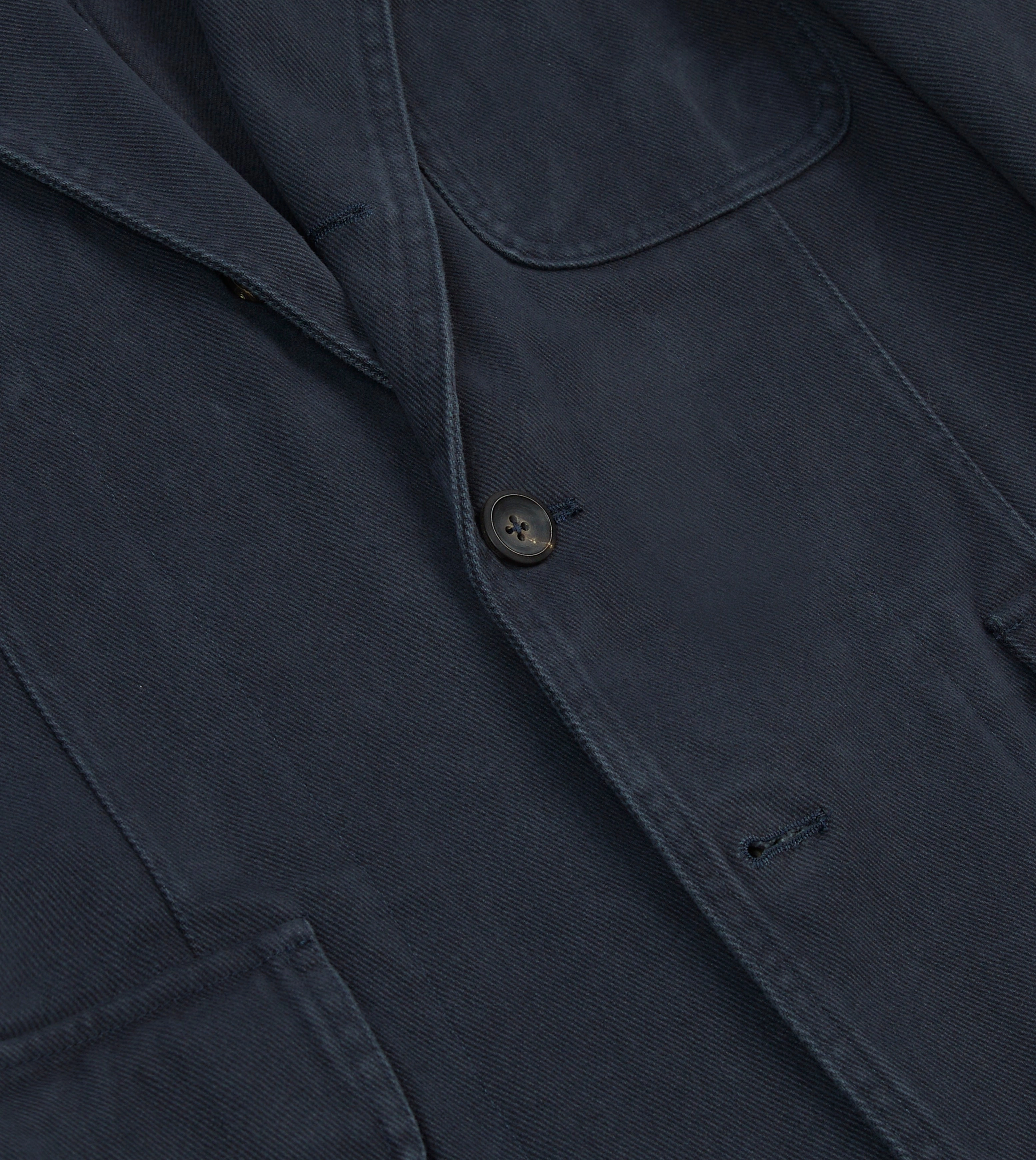 Relaxed Wear Dapper Layer Dark Navy Heavy Cotton Twill Games Blazer Mk. I