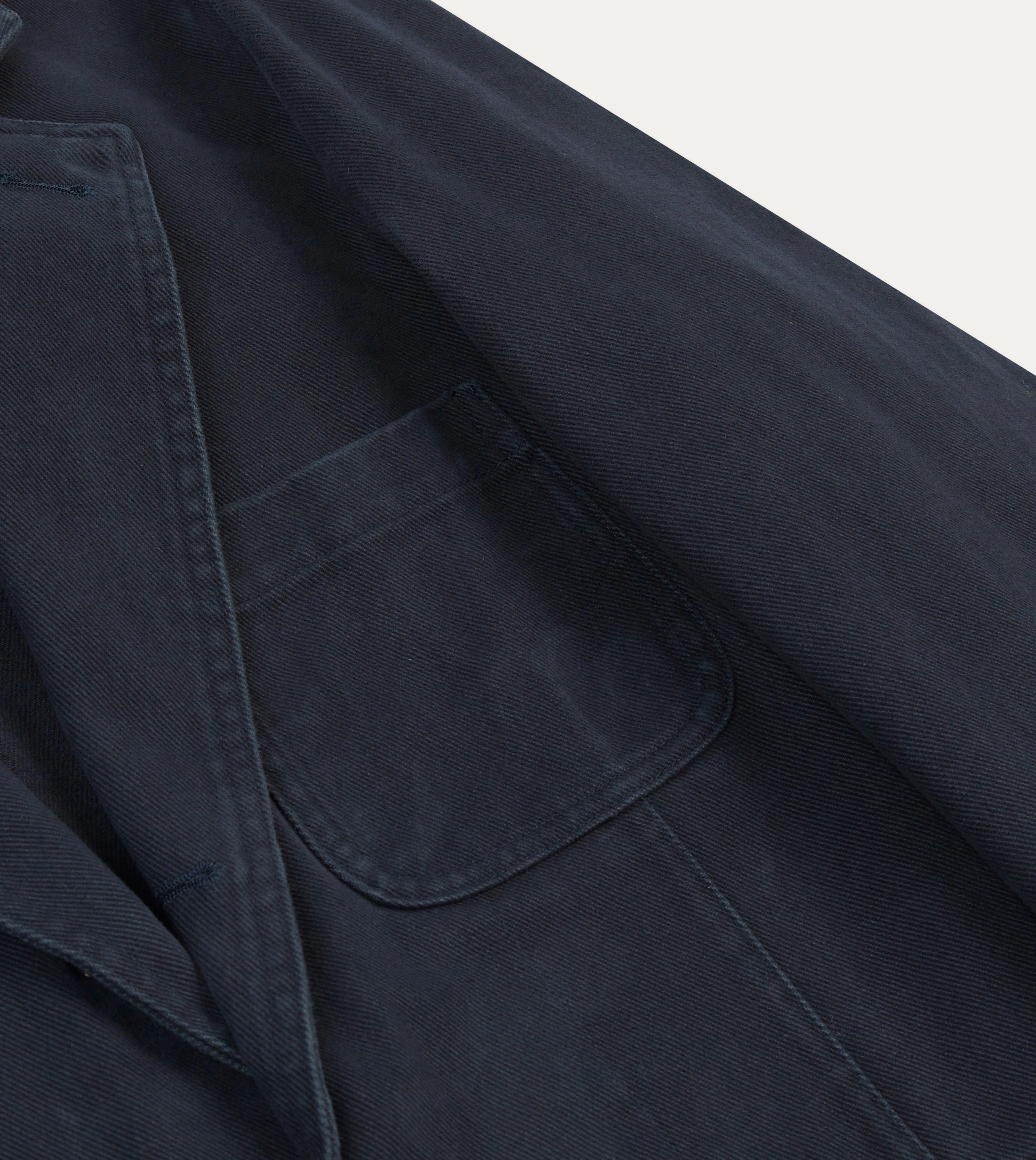 Business Ready Look Dark Navy Heavy Cotton Twill Games Blazer Mk. I