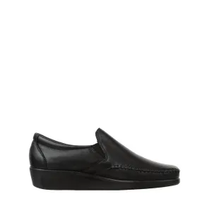 All-Purpose Comfort Grip Clear Women Dream Loafer Slip-On - Narrow Width In Black