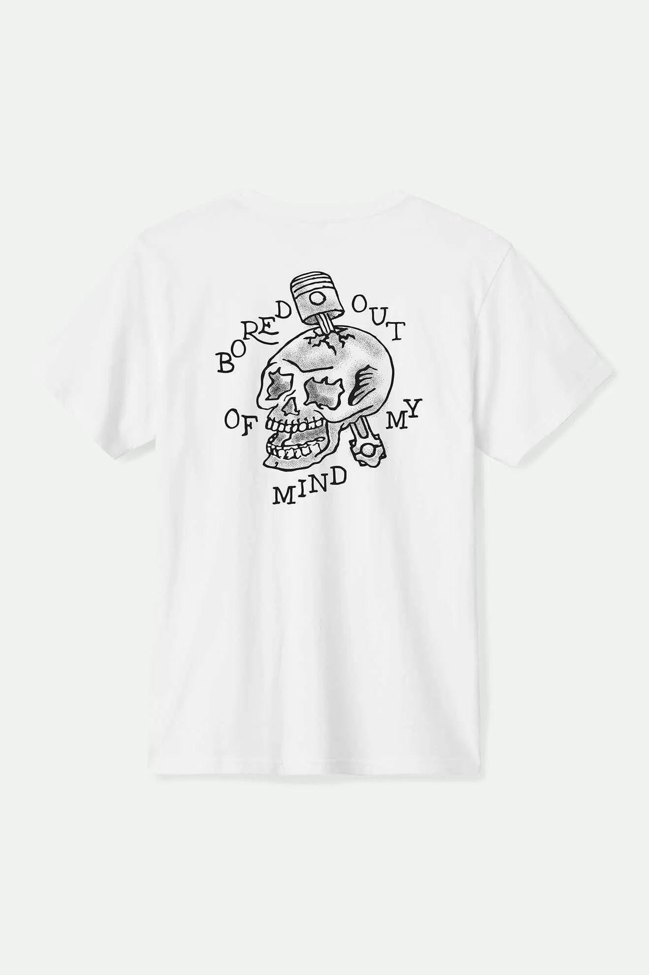 Daytona S/S Standard T-Shirt - White Easygoing Design Comfort Design