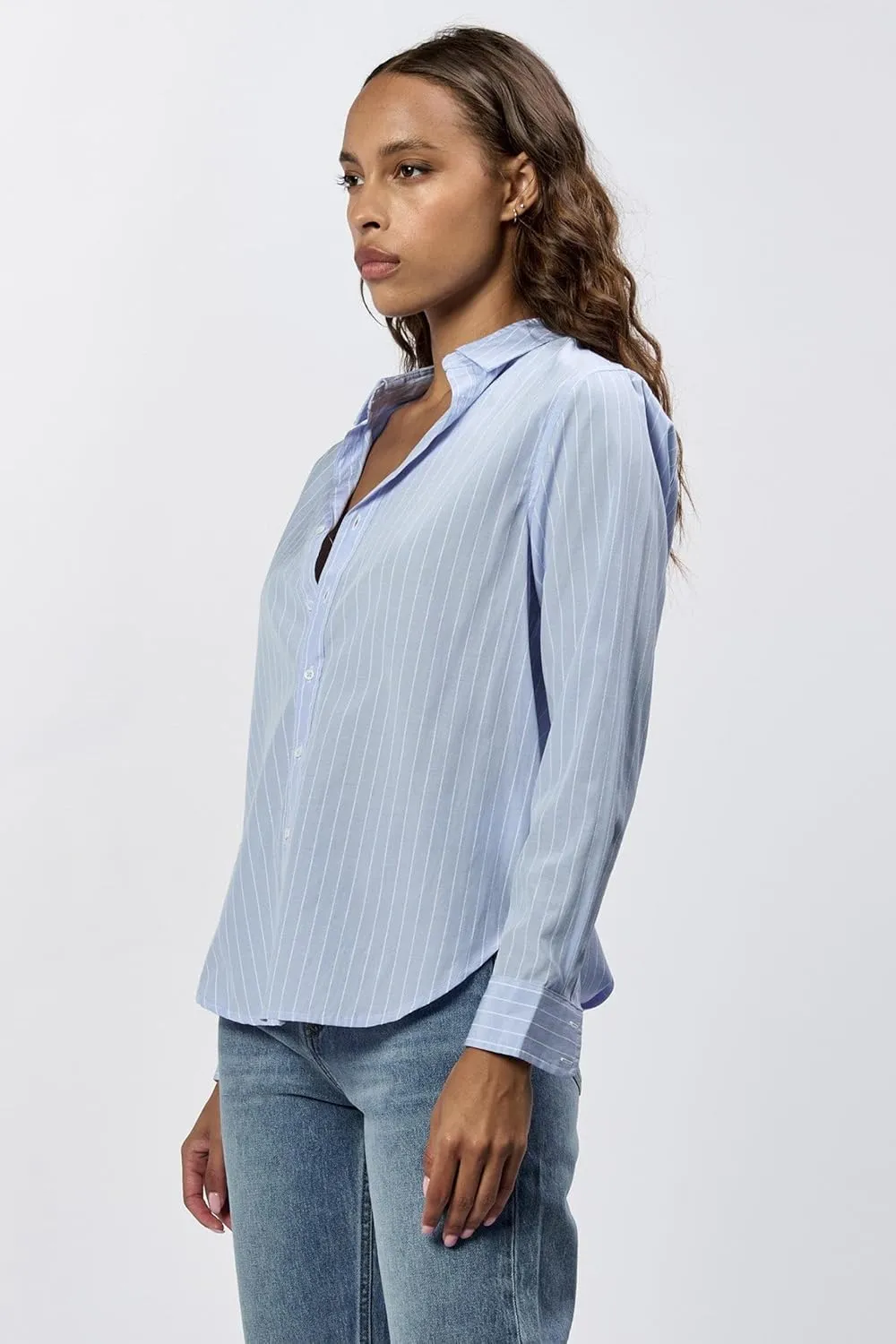 DEAR JOHN Lolita Women's Shirt Poplin Button-Up Long Sleeve