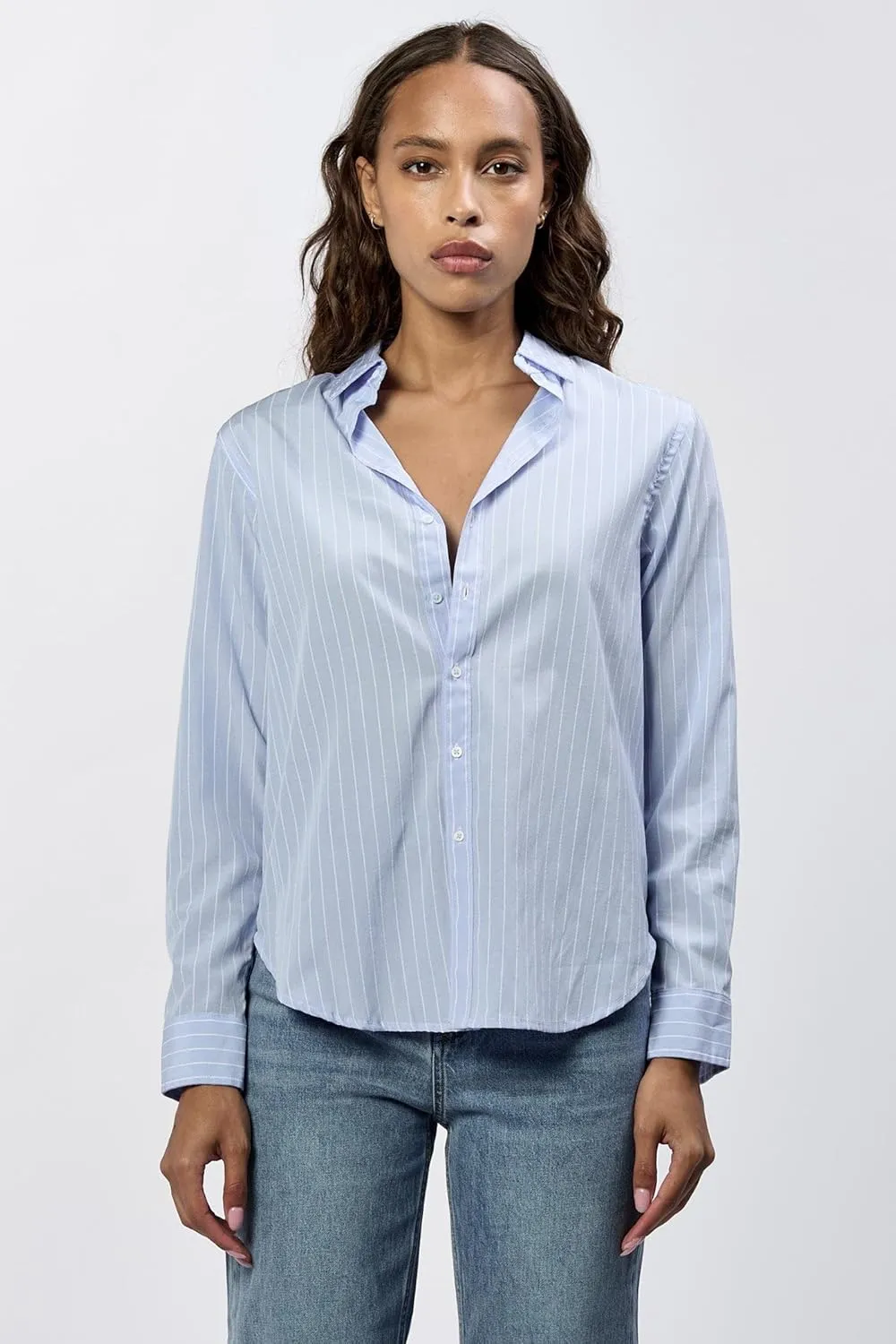 DEAR JOHN Lolita Women's Shirt Poplin Button-Up Long Sleeve