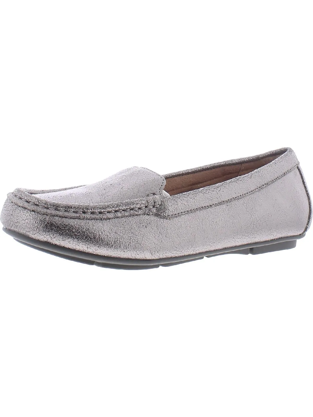 Debbie Womens Leather Slip On Moccasins Cool Walk
