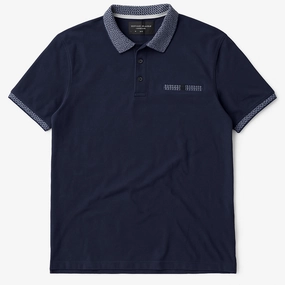 Denim&Flower Men Polo Boat neck style