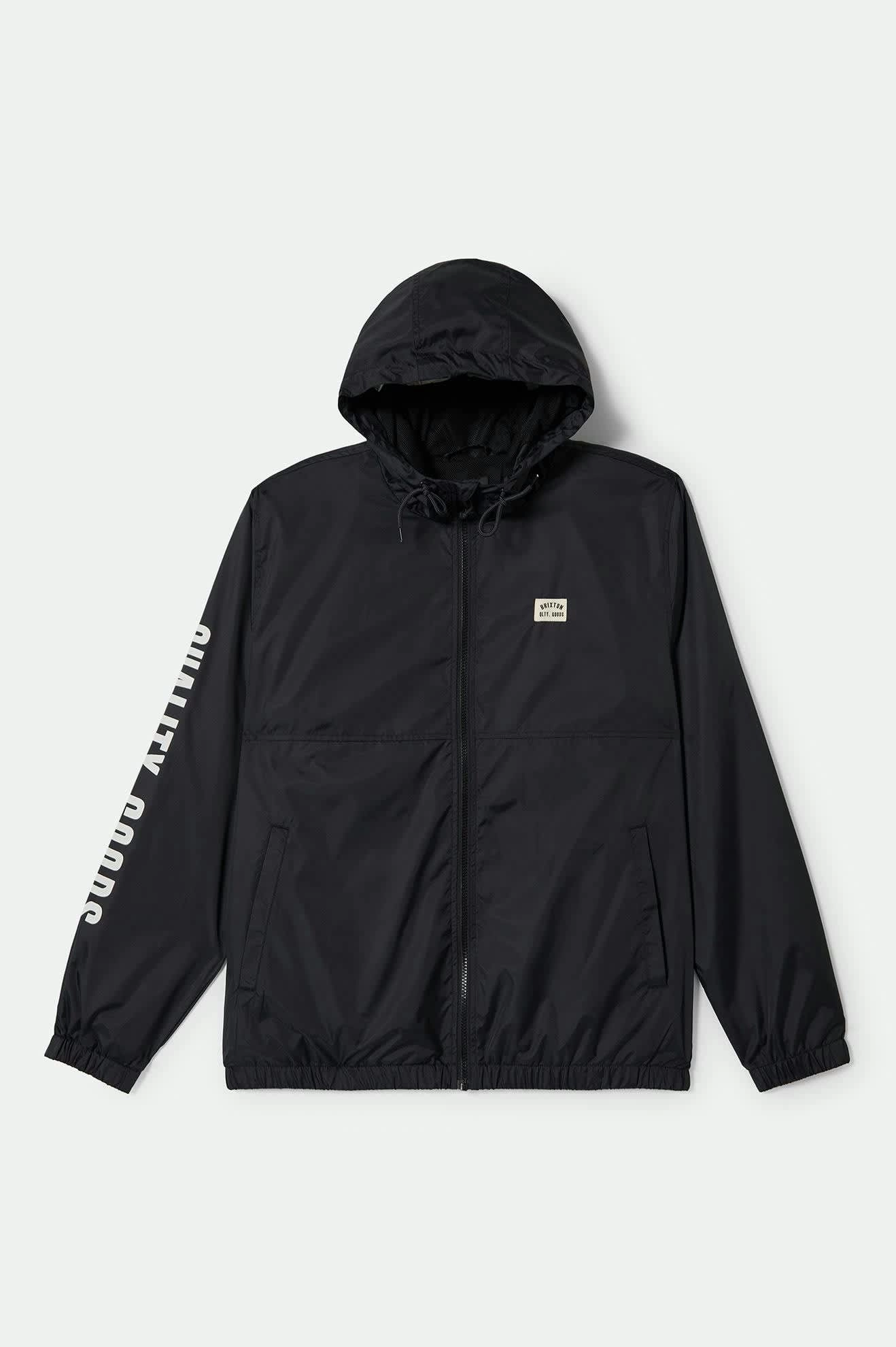 Surfer Fashion Ease Claxton Woodburn Lightweight Jacket - Black