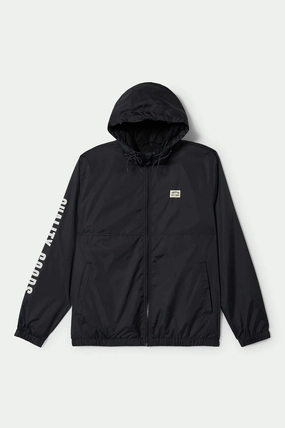 Surfer Fashion Ease Claxton Woodburn Lightweight Jacket - Black