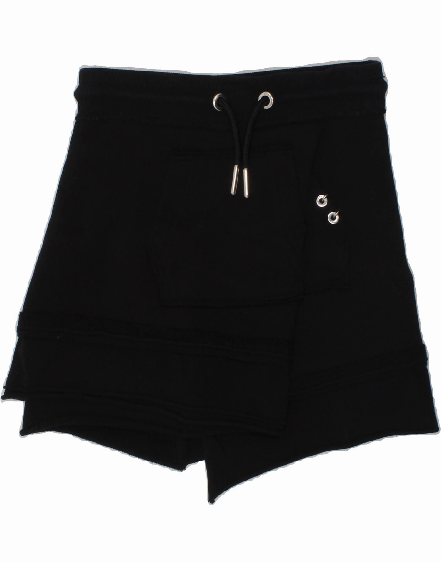 Timeless Piece DIESEL Girls Asymmetrical Skirt 3-4 Years W22 Black Cotton