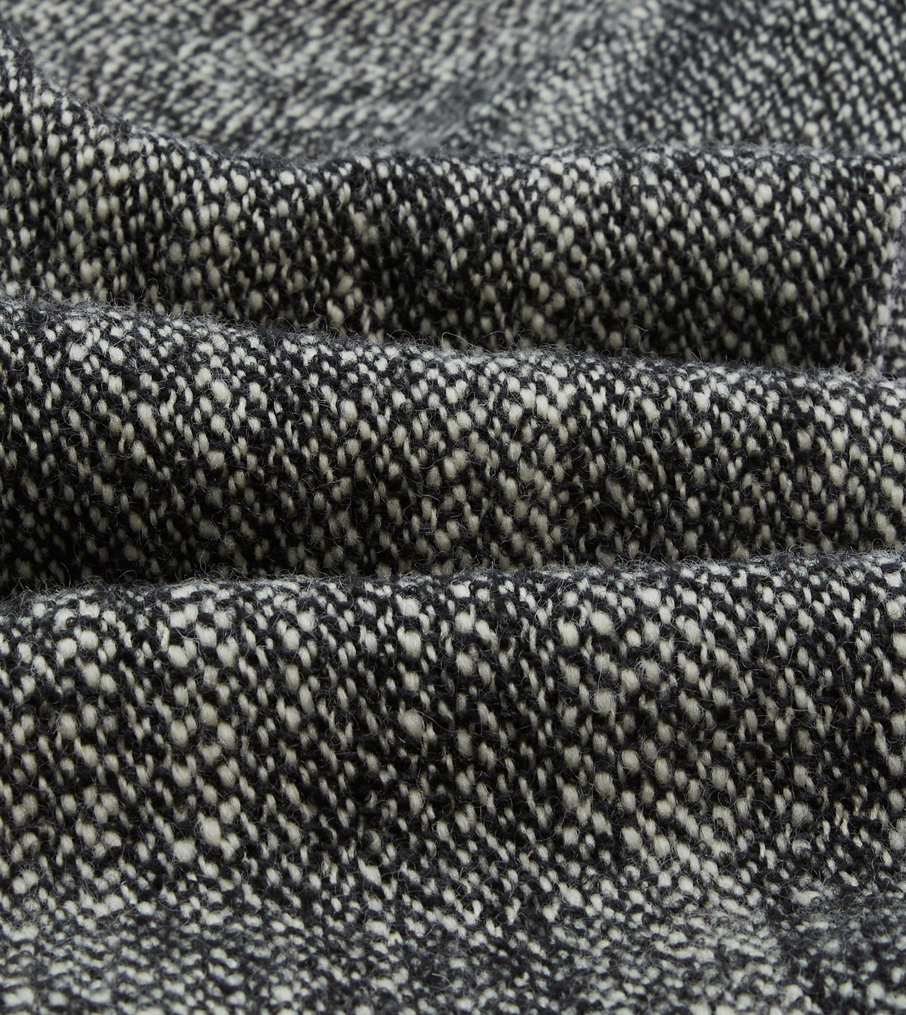 museum Wax Salt and Pepper Wool Raglan Coat