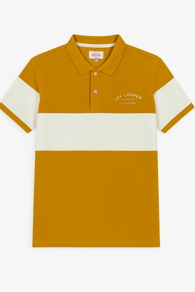 Casual Chic Look Lee Cooper Men Bold Stripe Polo