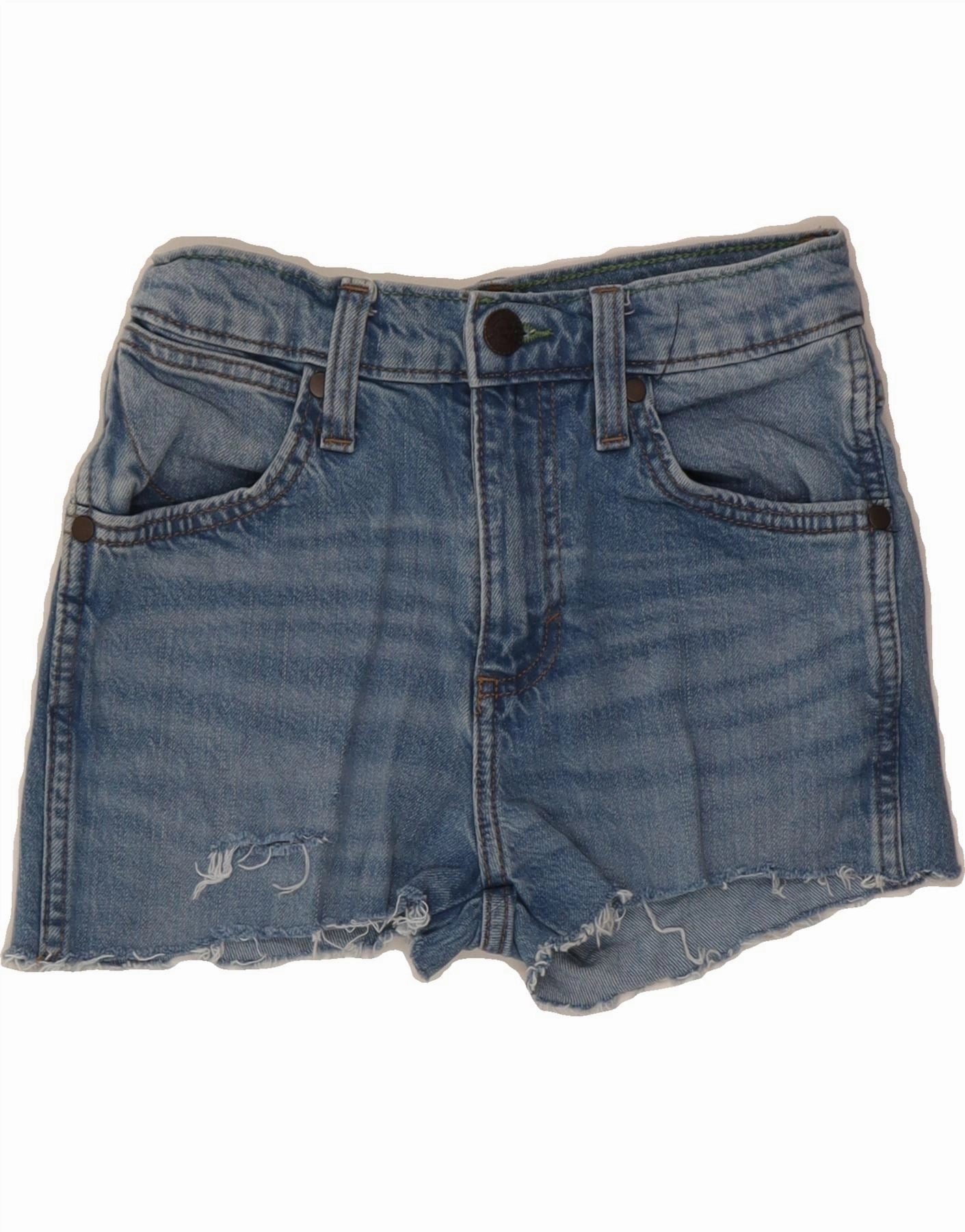 Modern-style Anytime Wear WRANGLER Girls Denim Skirt 11-12 Years W24 Blue Cotton