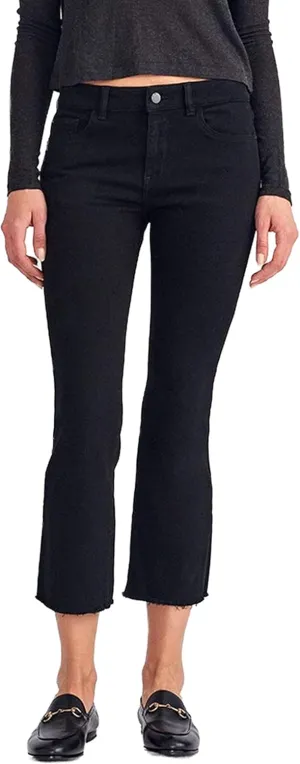 DL1961 Women's Lara Instasculpt Cropped Flare Jean