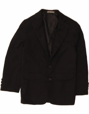 gardeners Cravat DOCKERS Boys 2 Button Blazer Jacket 6-7 Years Black Polyester