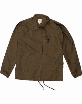Weightless Construction WeightDispersing Padding VANS Boys Graphic Rain Jacket 7-8 Years XS  Green Nylon