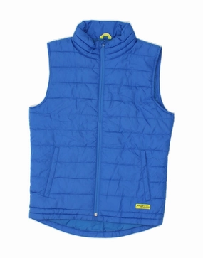 GAP Boys Padded Gilet 10-11 Years Large Blue Polyester Philanthropy Suitable for team sports