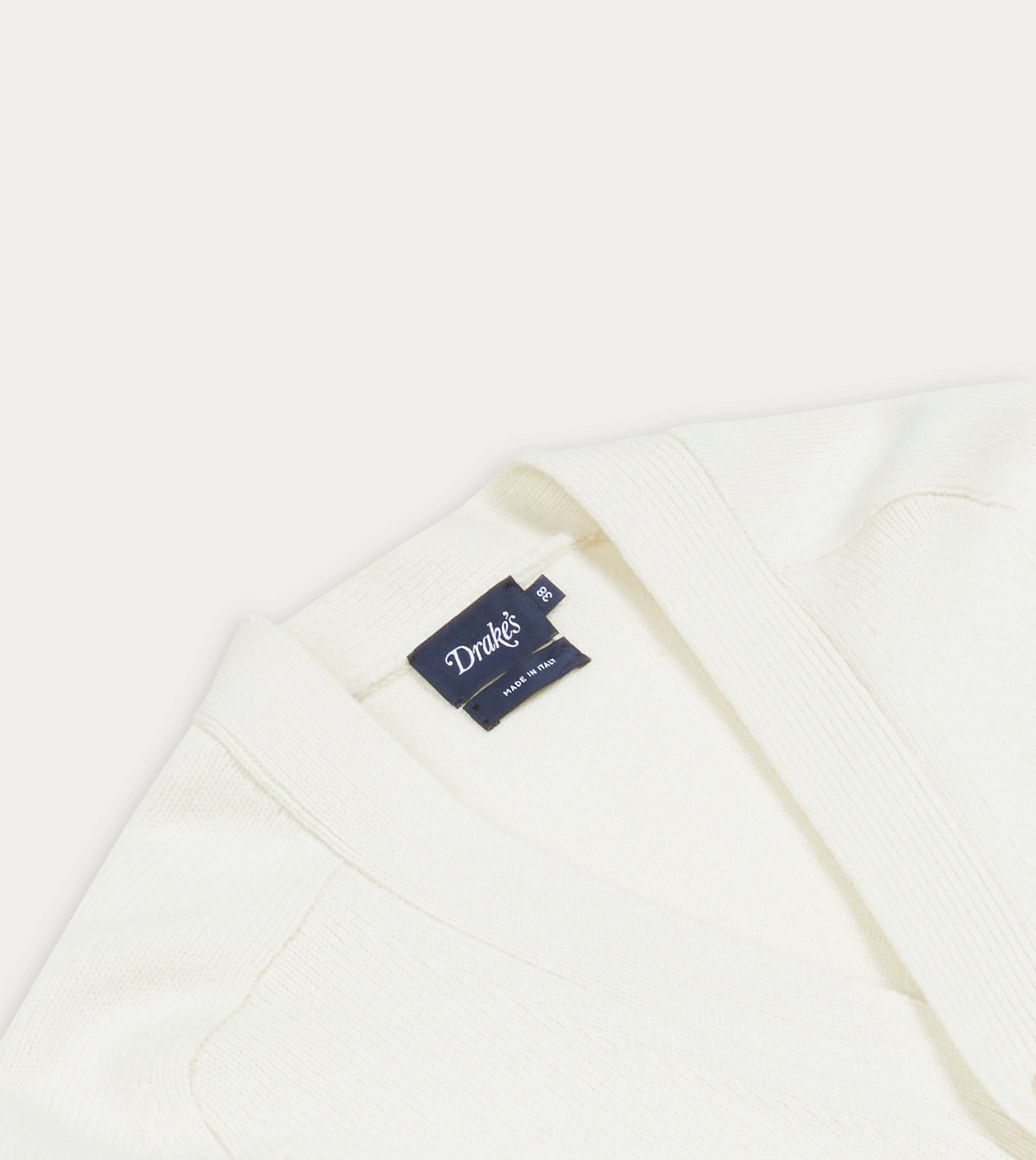 All Day Comfort Ecru Lambswool 6 Button Cardigan