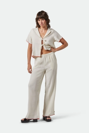 Layering Comfort Wandering Hudson Lounge Pant - Off White