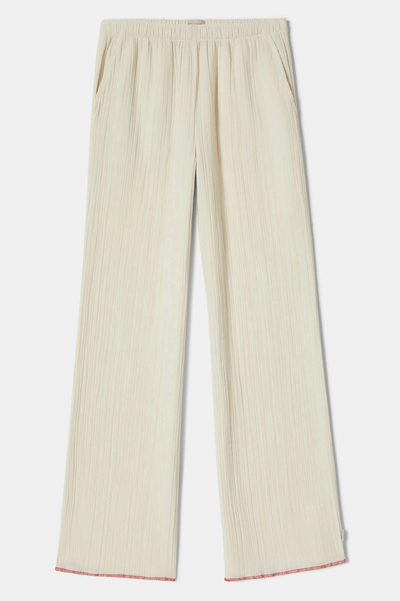 Reflective Trim slim fit Wandering Hudson Lounge Pant - Off White