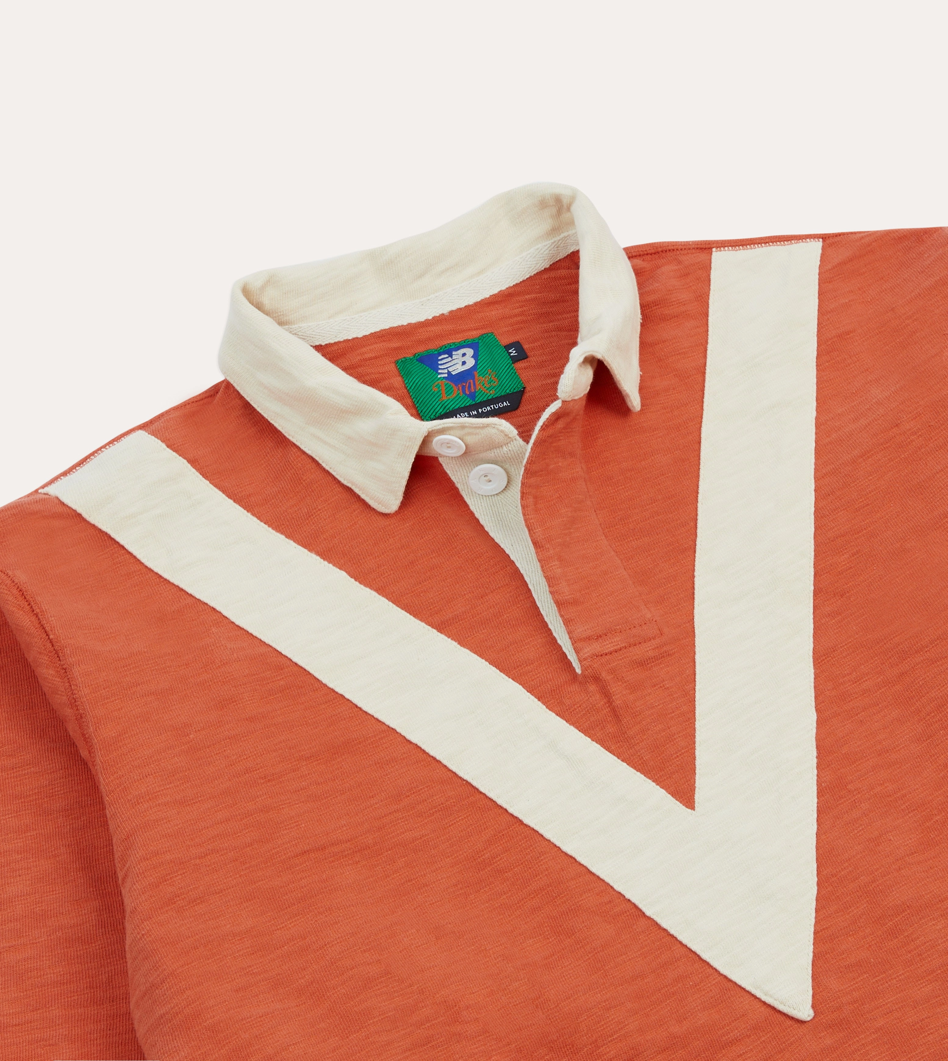 Multi Layer Stitching Sports Ready Drake??s and New Balance '77 Flam?? Rugby Shirt