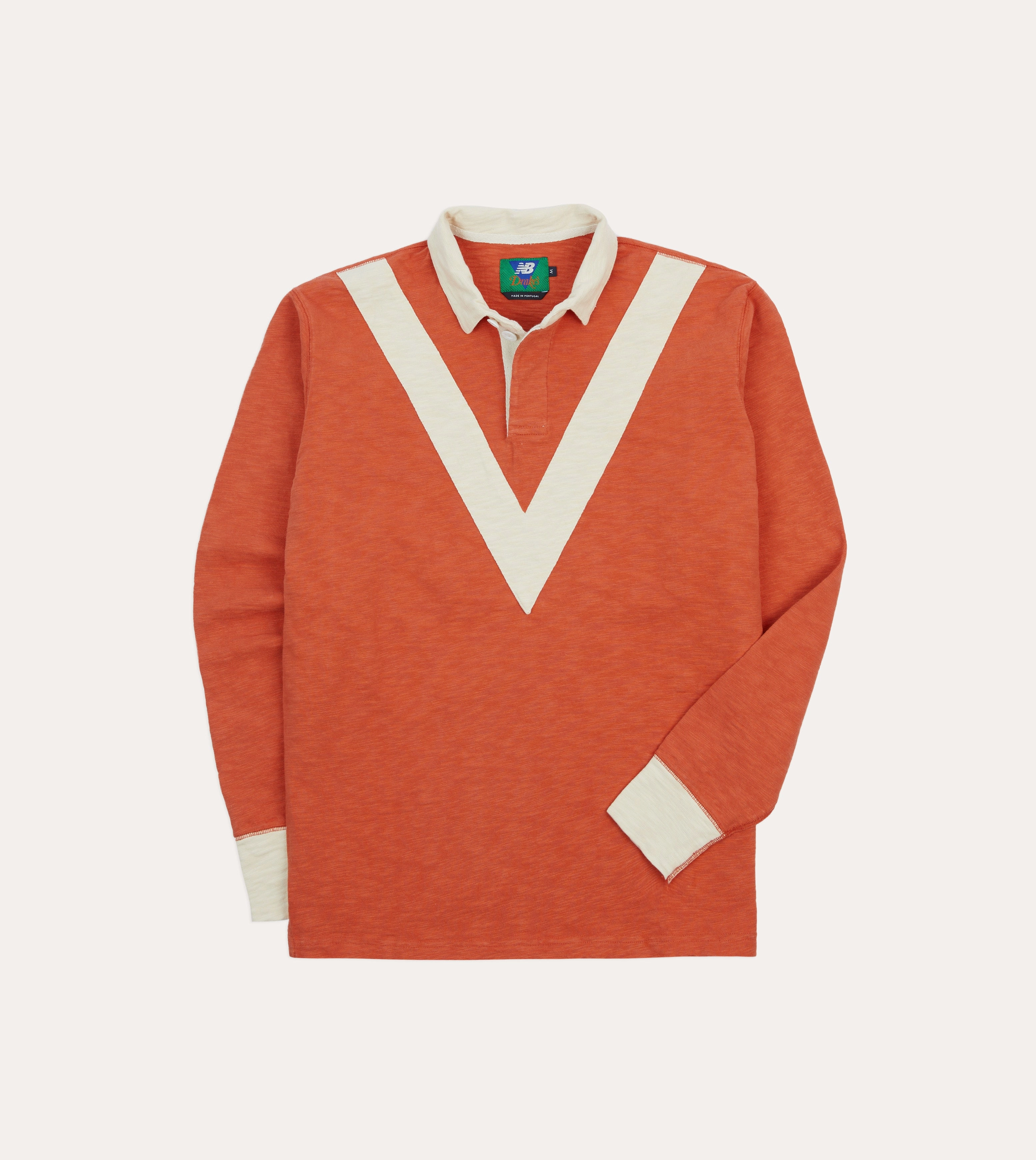 Drake??s and New Balance '77 Flam?? Rugby Shirt Lightweight Layer