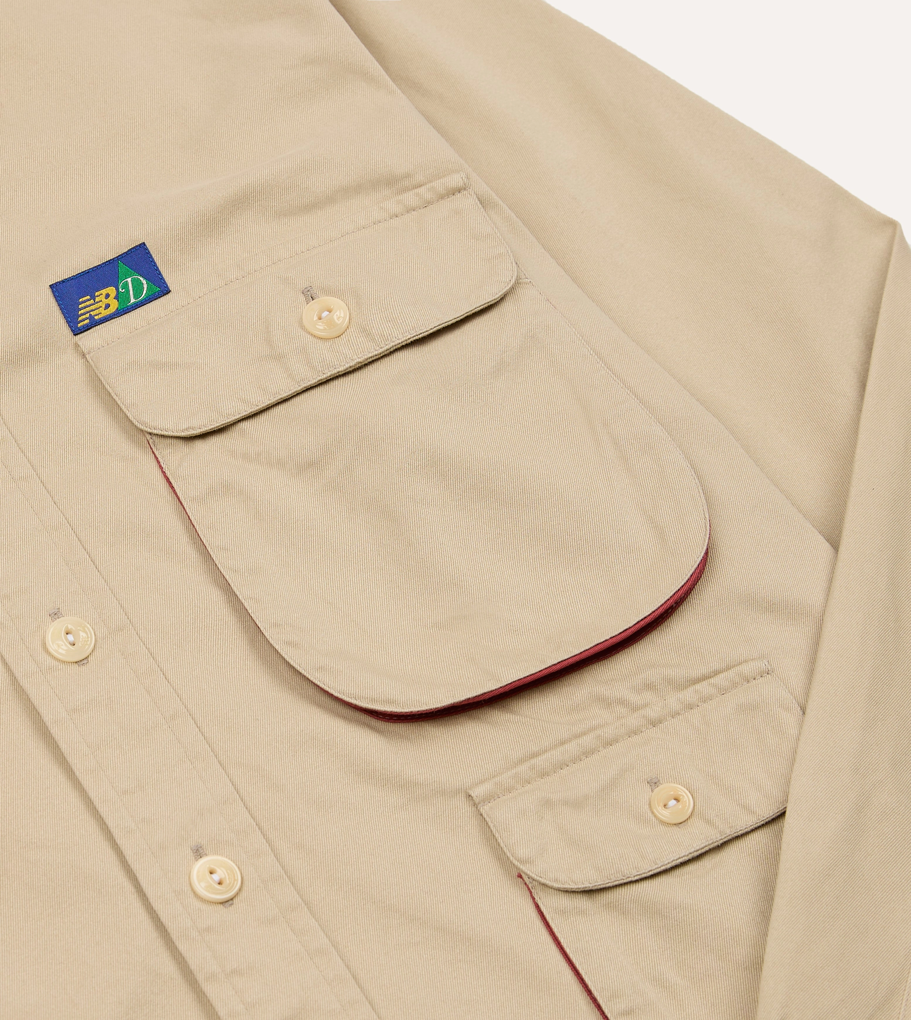 Drake??s and New Balance Utility Work Shirt Tuckable Hem
