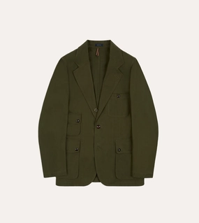 Elegant Office Fit Drake??s and New Balance Waxed Herringbone Cotton Games Blazer