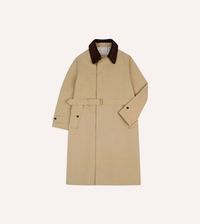 Flexible Motion Easter wear Drake's for Permanent Style Beige Rider's Raincoat
