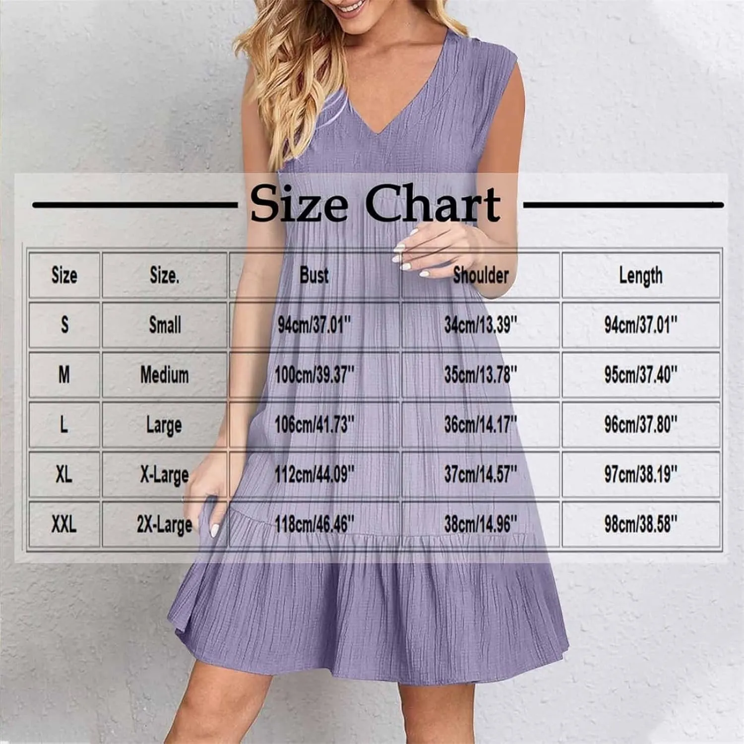 Dresses for Women 2025 Elegant Classy Casual Sleeveless V Neck Dresses Fashion Casual Flowy Boho Ruffle A Line Swing Dress