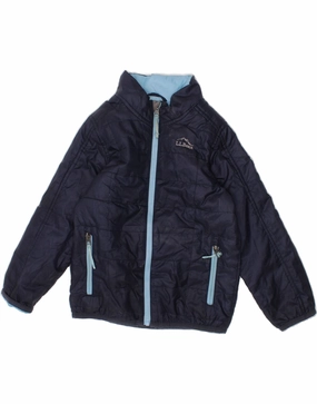 L.L.BEAN Boys Padded Jacket 3-4 Years Navy Blue Polyester Non Restrictive Silhouette Warm Layer