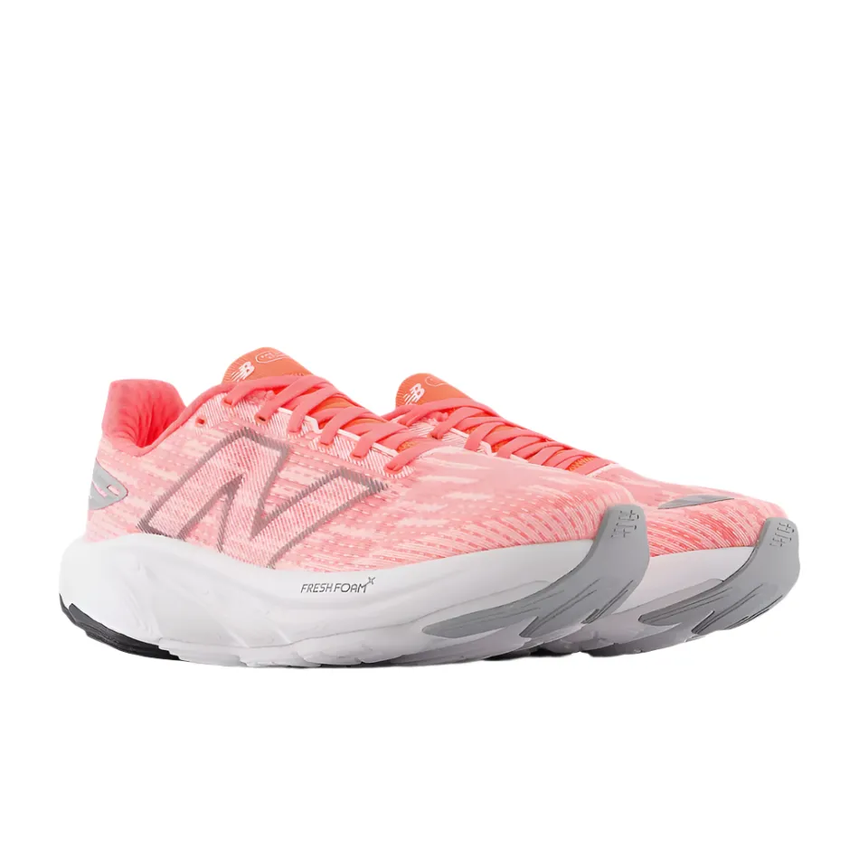 New Balance Men's Balos Running Shoes in Urgent Red/Grey Matter/Silver Metallic AW25 Back Heel