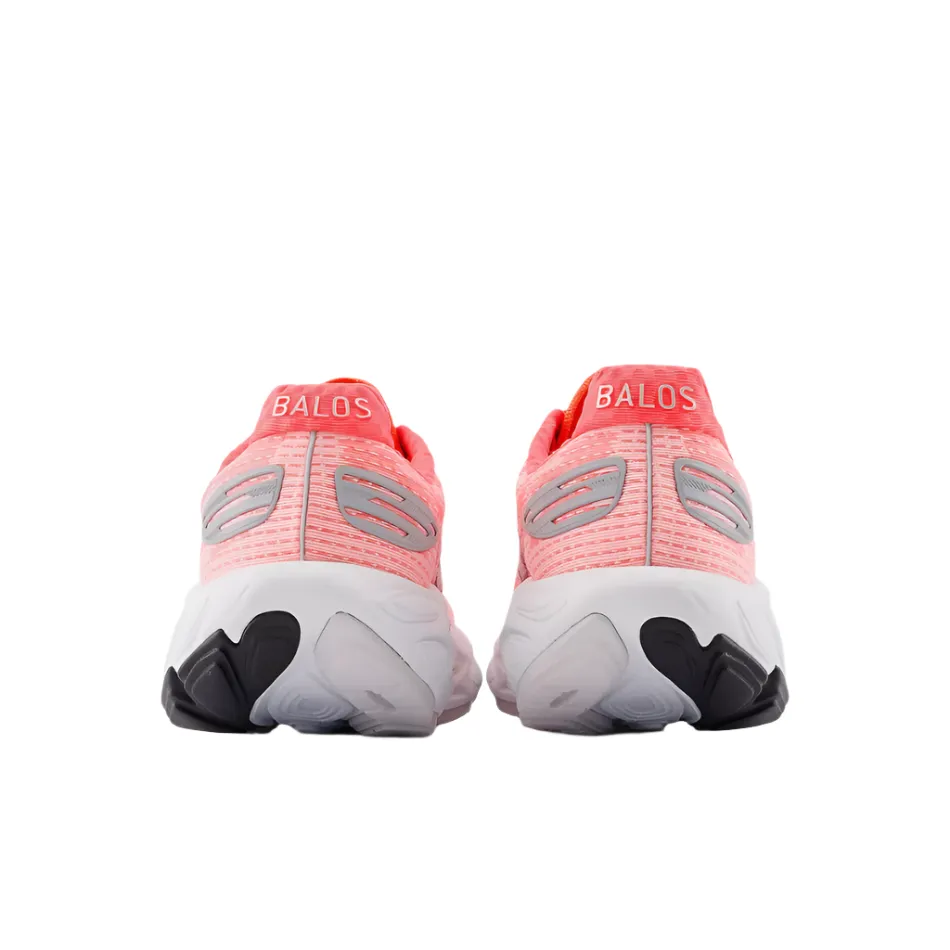 New Balance Men's Balos Running Shoes in Urgent Red/Grey Matter/Silver Metallic AW25 Adaptive Heel Lock