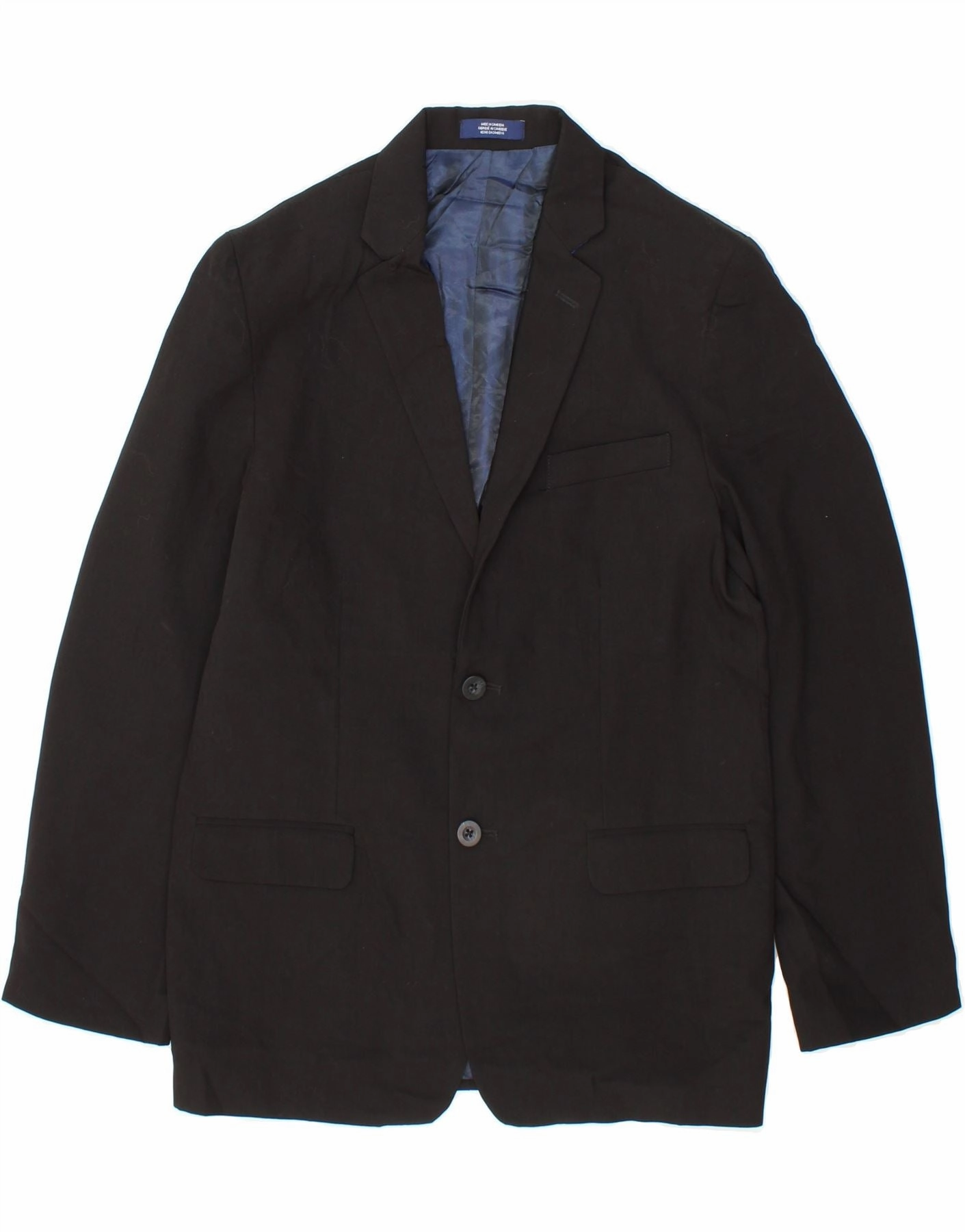 IZOD Boys 2 Button Blazer Jacket 15-16 Years Black Polyester low quality