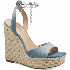 Caden Womens Chain Wedge Espadrilles Flexible Build Cloud Step