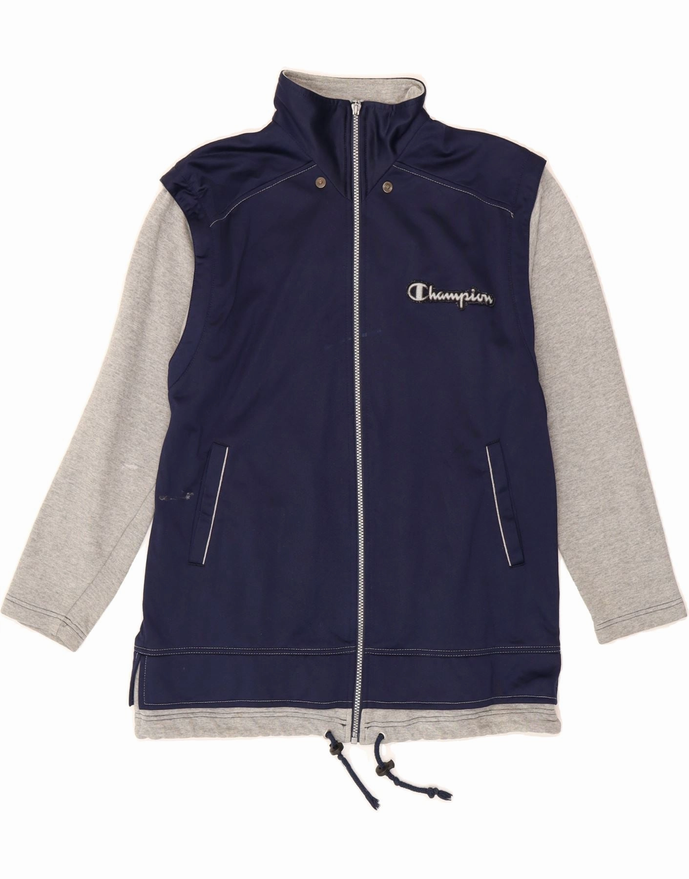 Flex Mobility System CHAMPION Boys Bomber Jacket 13-14 Years Navy Blue Colourblock Polyester