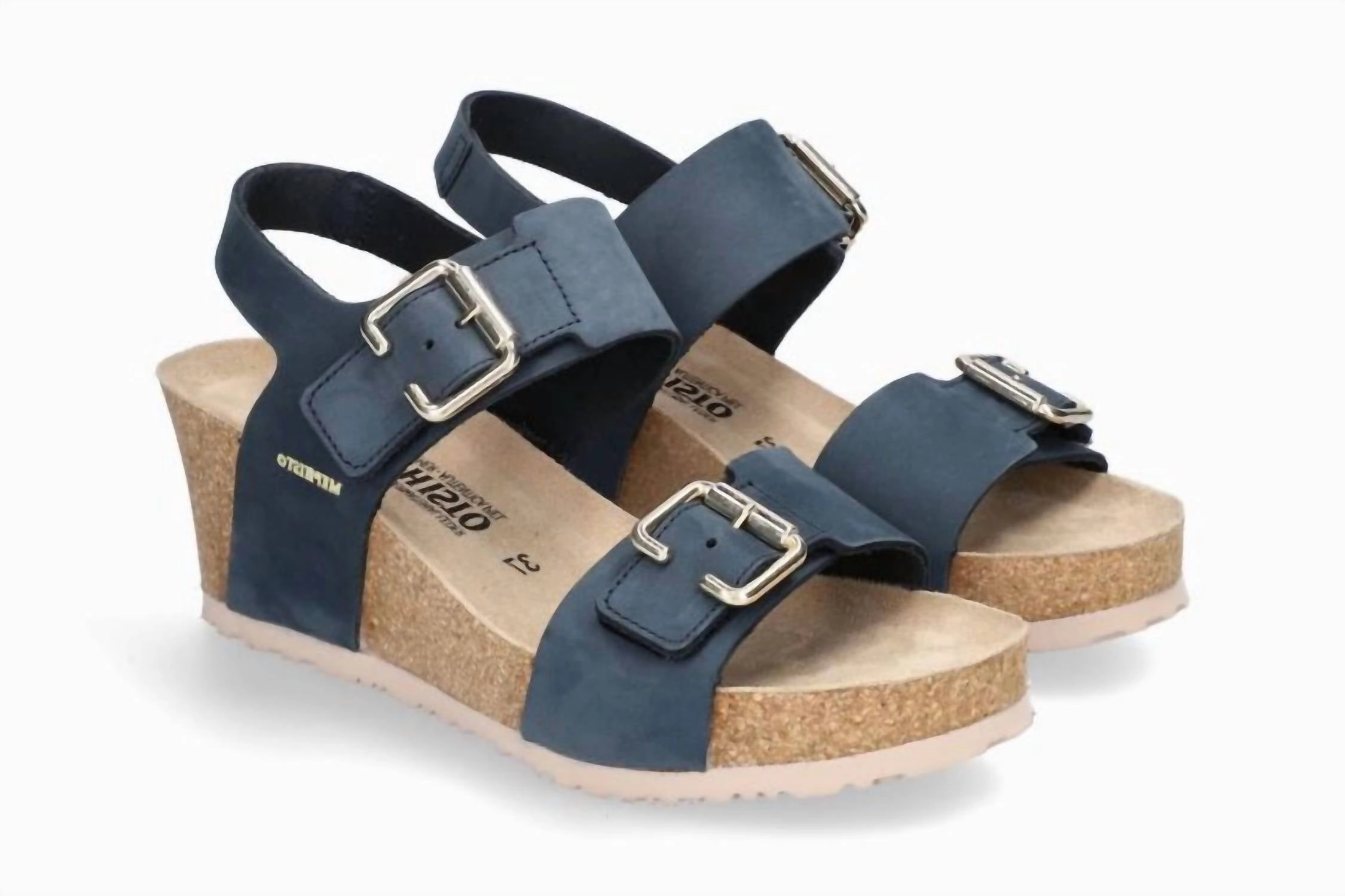 Trend Mode Women's Lissandra Wedge Heels In Navy