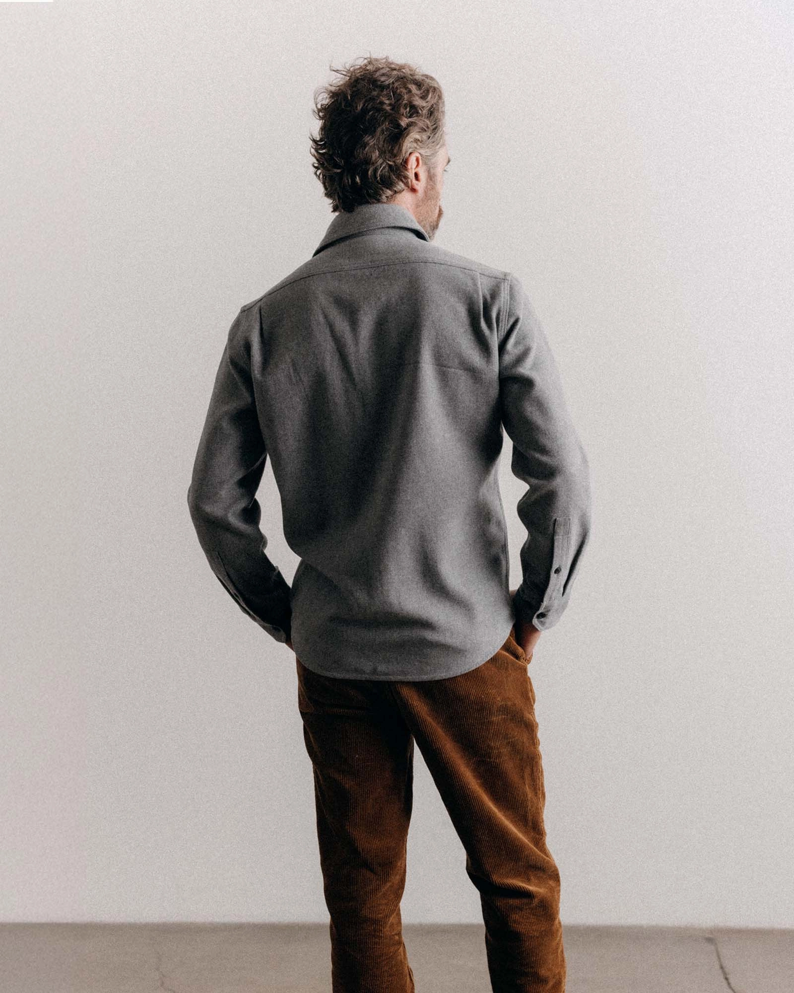The CPO Shirt in Heather Ash Twill Versatile Styling Practical Choice