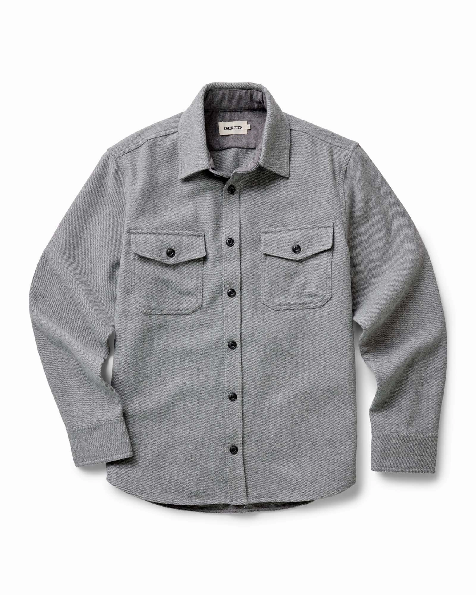 The CPO Shirt in Heather Ash Twill Retro Vibe