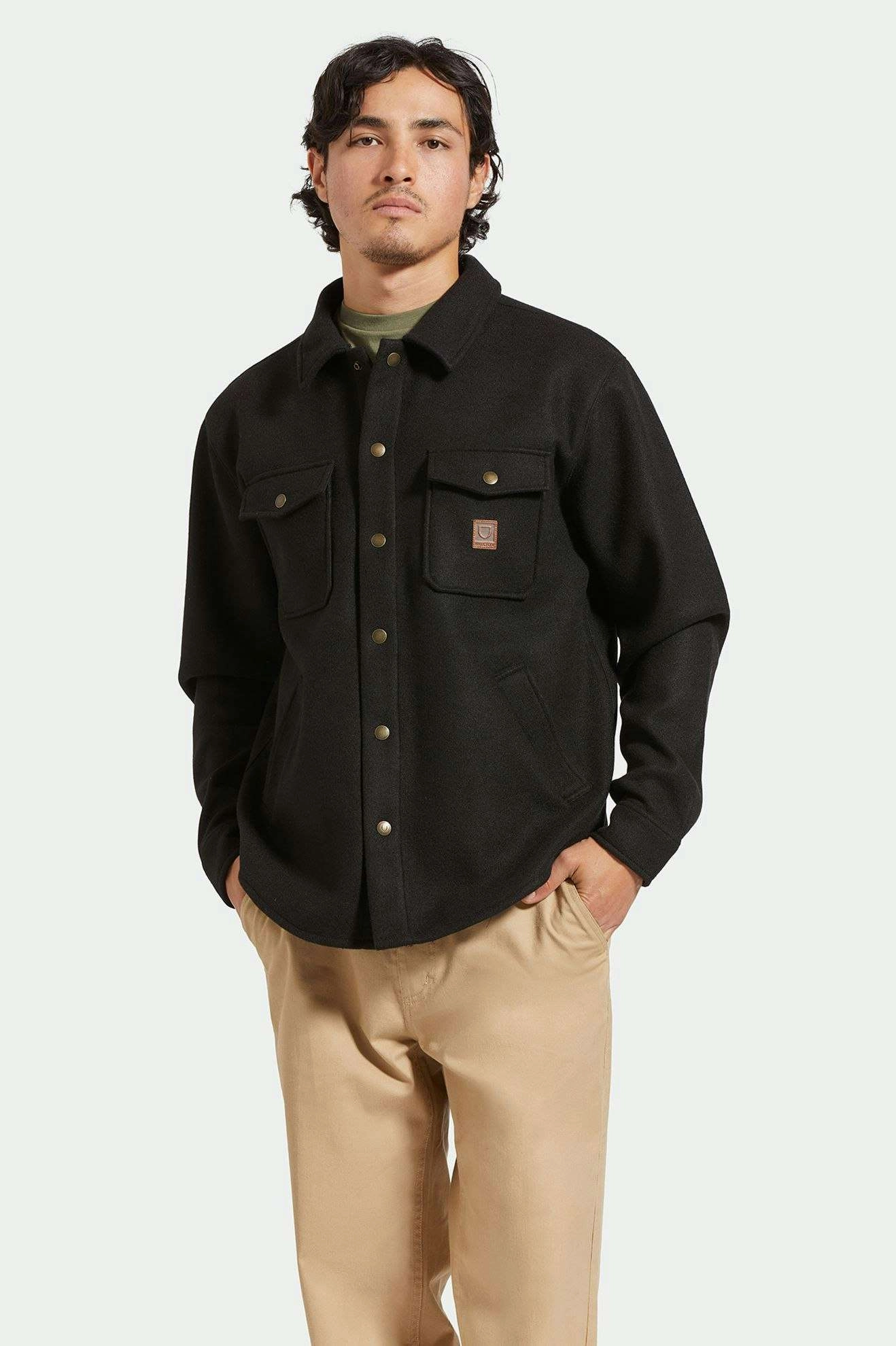 Durham Felted Stretch Jacket - Black Trail Style