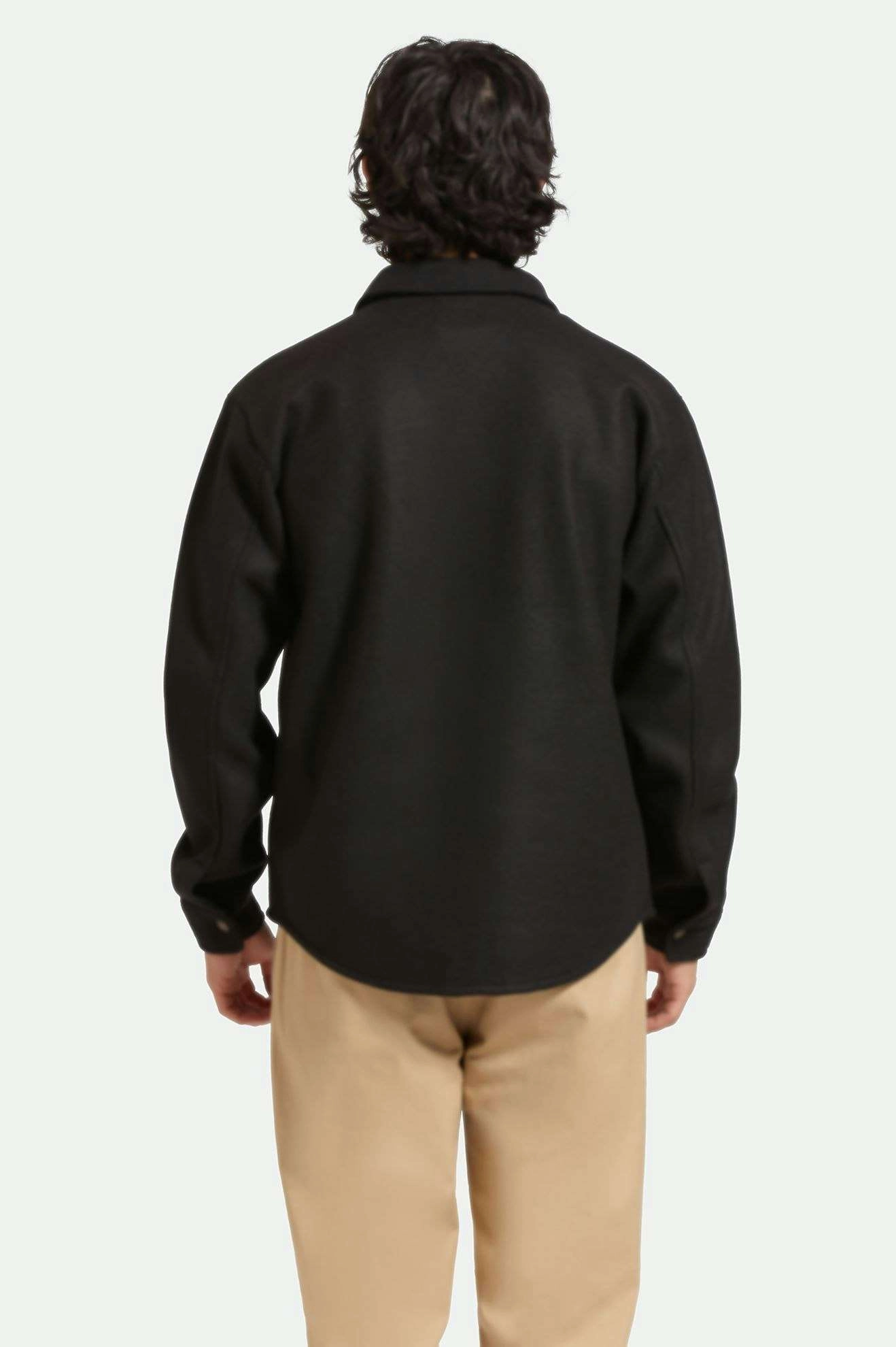 nurses Durham Felted Stretch Jacket - Black
