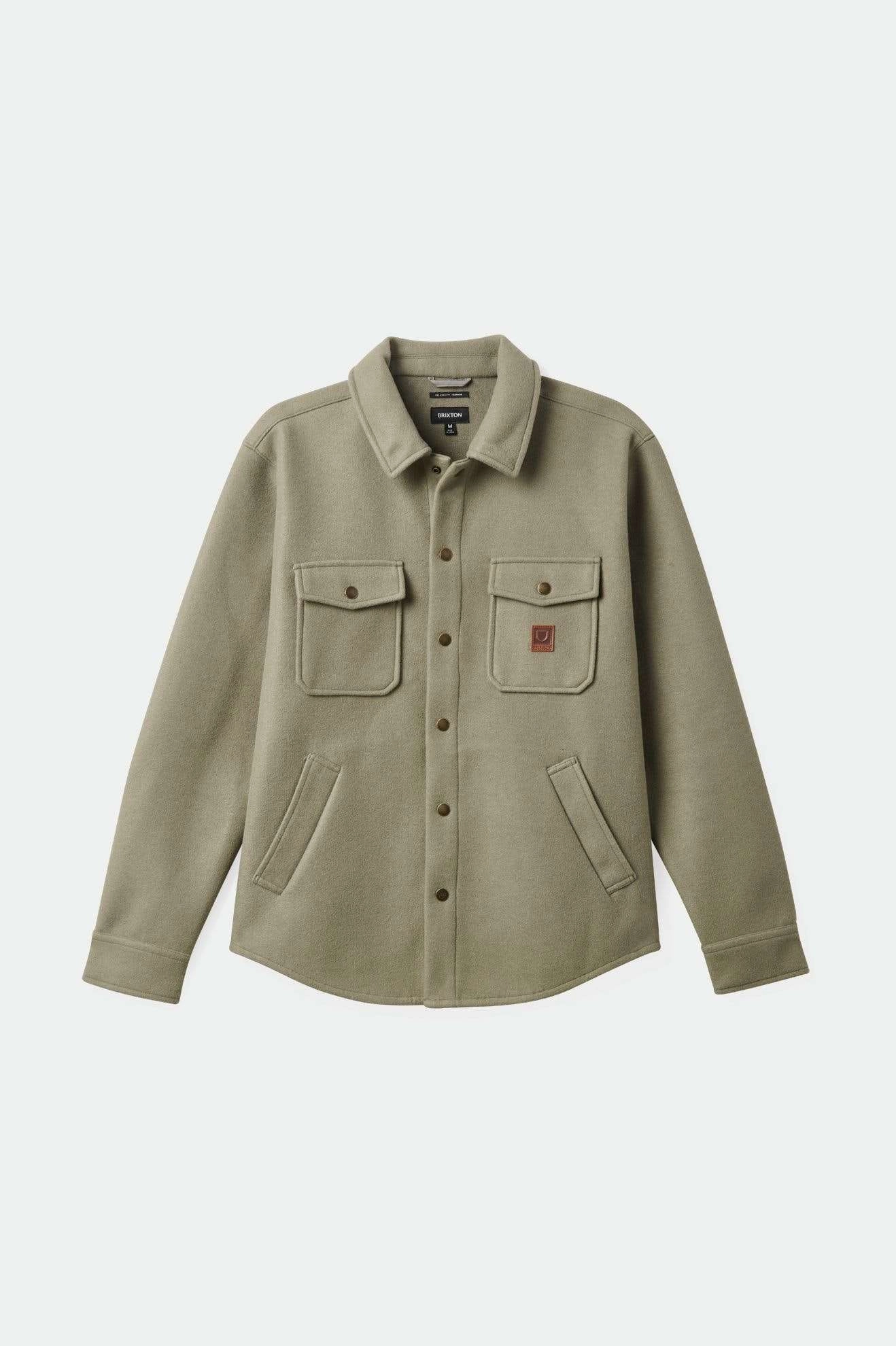 Durham Felted Stretch Jacket - Vetiver suitable for school uniforms Support