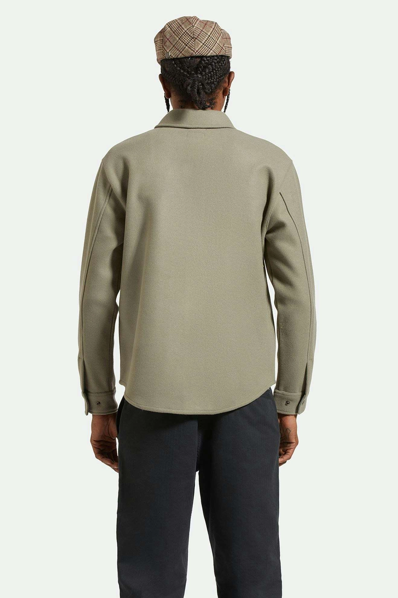Durham Felted Stretch Jacket - Vetiver brand - new Compression Friendly Fit